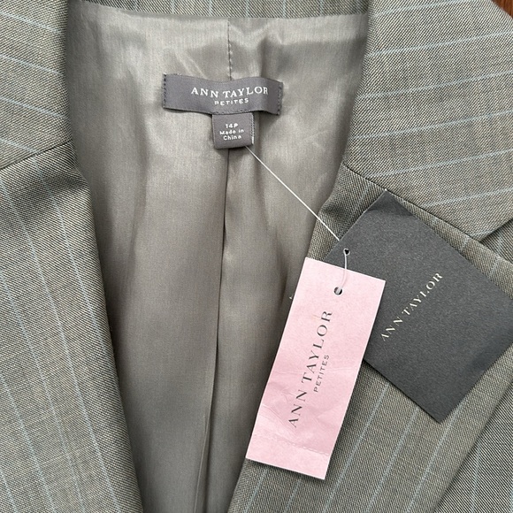 Women’s Ann Taylor Petites Striped 2 Button Suit Jacket - Brand New With Tags! - Picture 3 of 10